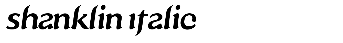 Shanklin Italic